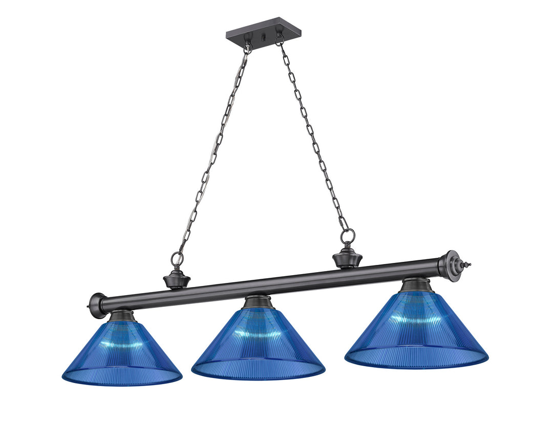 Z-Lite Canada - 2306-3BP-ARDB - Three Light Billiard - Cordon - Bronze Plate