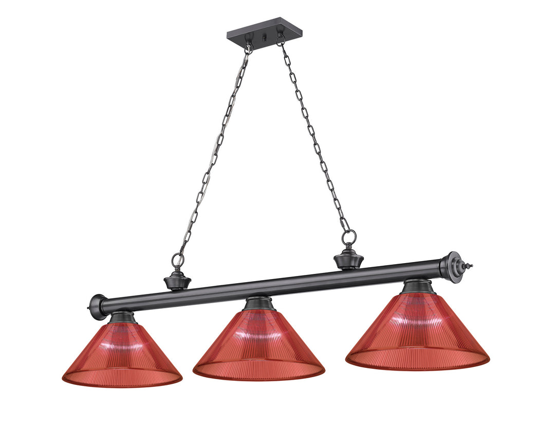 Z-Lite Canada - 2306-3BP-PRD - Three Light Billiard - Cordon - Bronze Plate