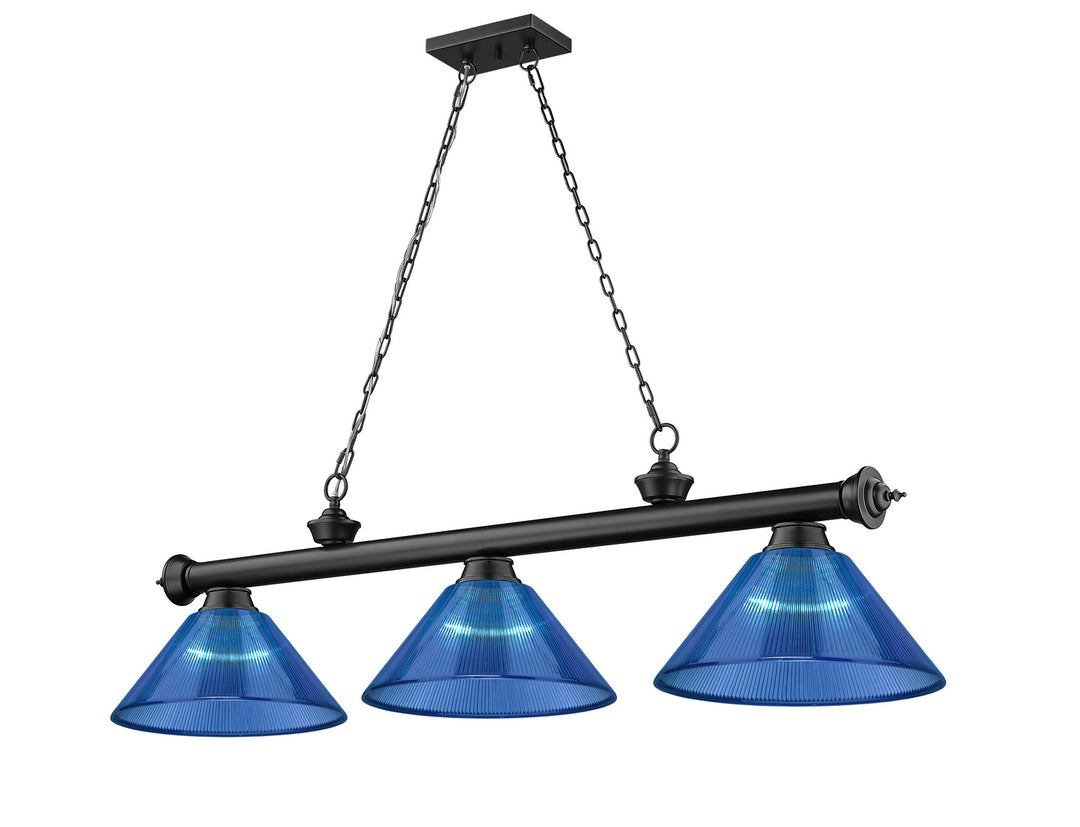 Z-Lite Canada - 2306-3MB-ARDB - Three Light Billiard - Cordon - Matte Black