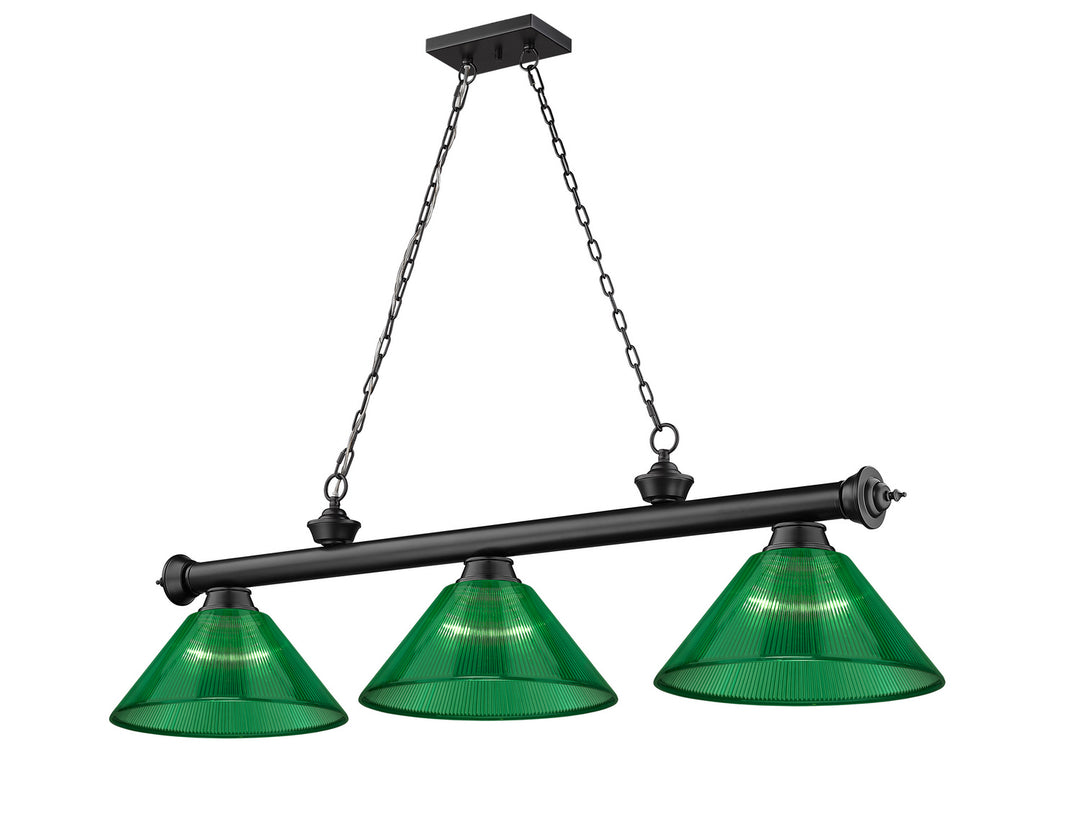 Z-Lite Canada - 2306-3MB-ARG - Three Light Billiard - Cordon - Matte Black