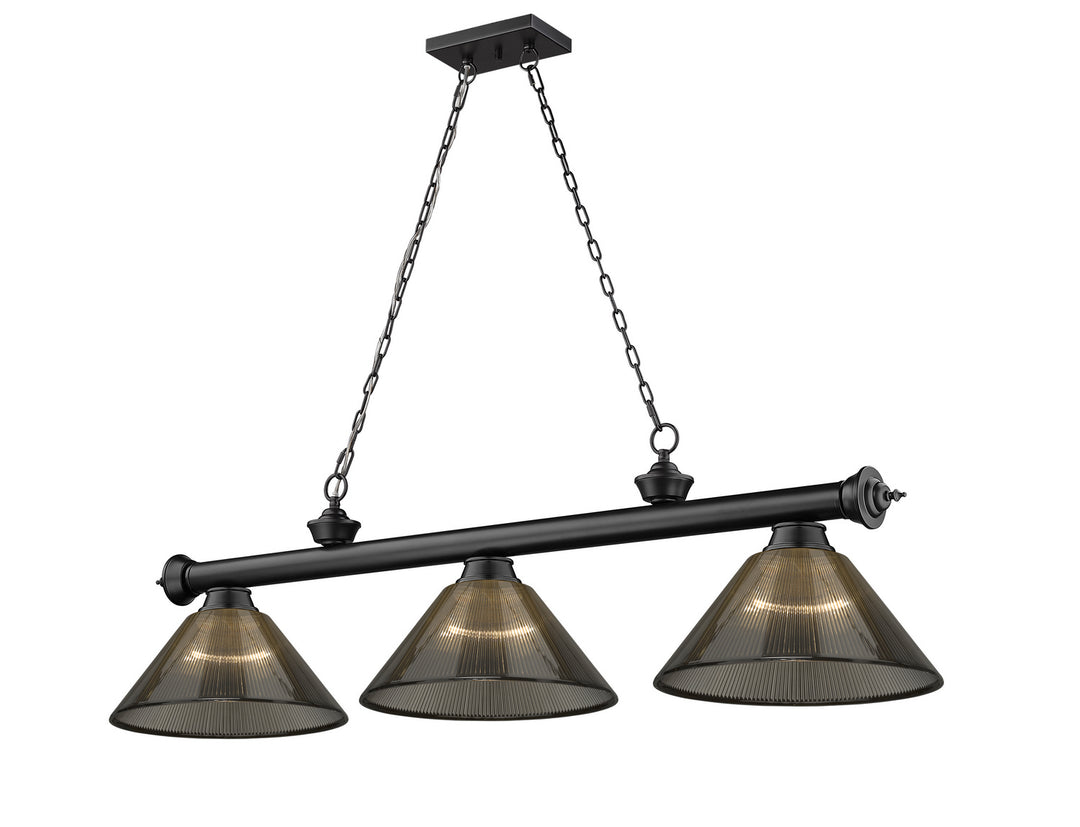 Z-Lite Canada - 2306-3MB-ARS - Three Light Billiard - Cordon - Matte Black