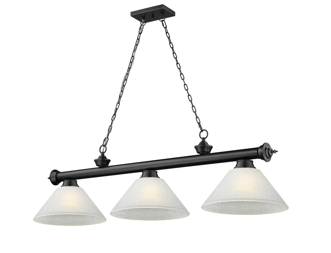 Z-Lite Canada - 2306-3MB-AWL14 - Three Light Billiard - Cordon - Matte Black
