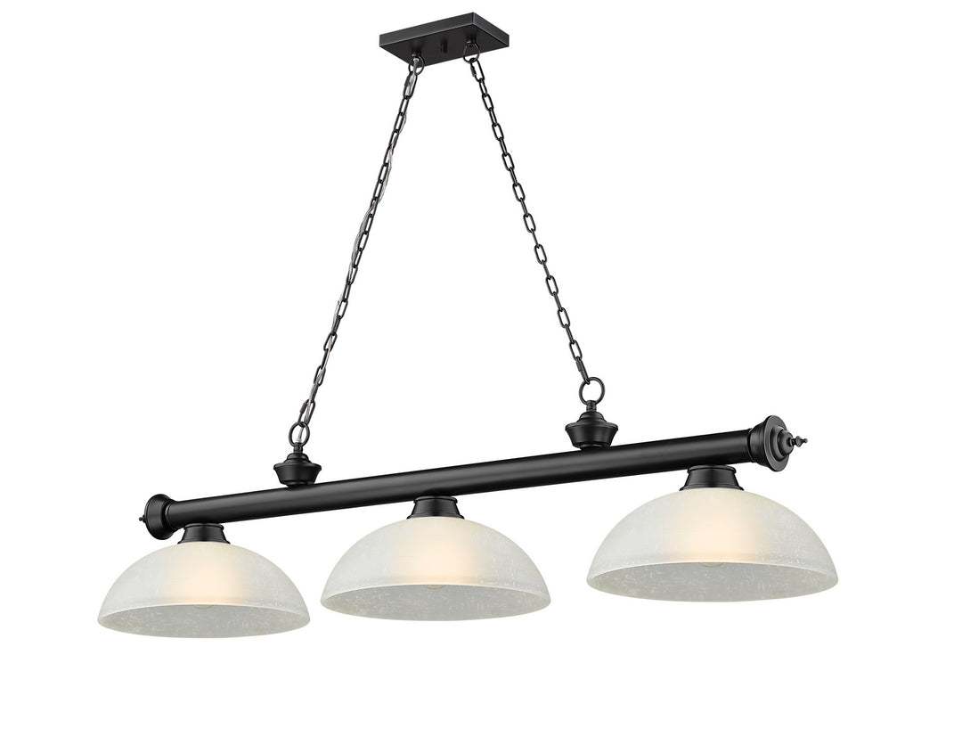Z-Lite Canada - 2306-3MB-DWL14 - Three Light Billiard - Cordon - Matte Black