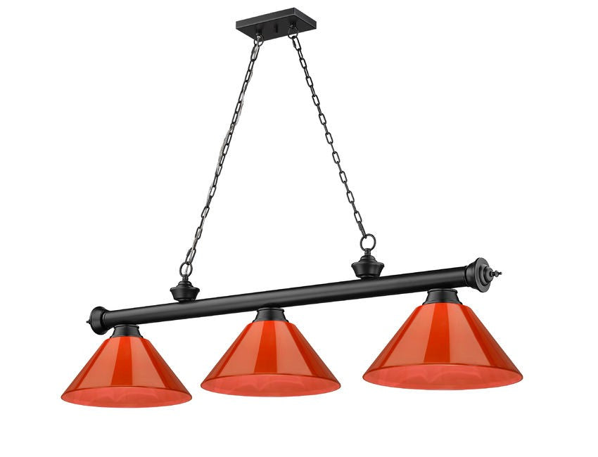 Z-Lite Canada - 2306-3MB-PRD - Three Light Billiard - Cordon - Matte Black