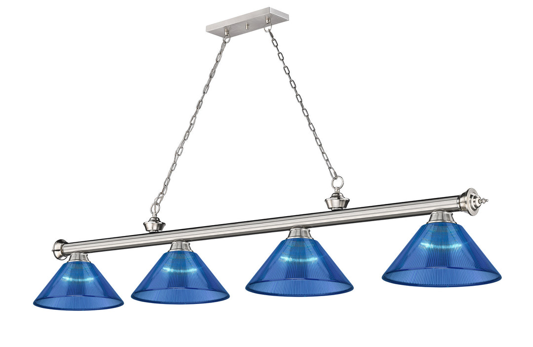 Z-Lite Canada - 2306-4BN-ARDB - Four Light Billiard - Cordon - Brushed Nickel
