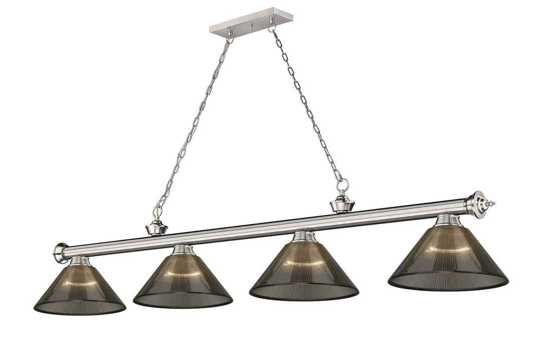 Z-Lite Canada - 2306-4BN-ARS - Four Light Billiard - Cordon - Brushed Nickel