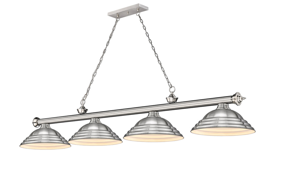 Z-Lite Canada - 2306-4BN-SBN - Four Light Billiard - Cordon - Brushed Nickel