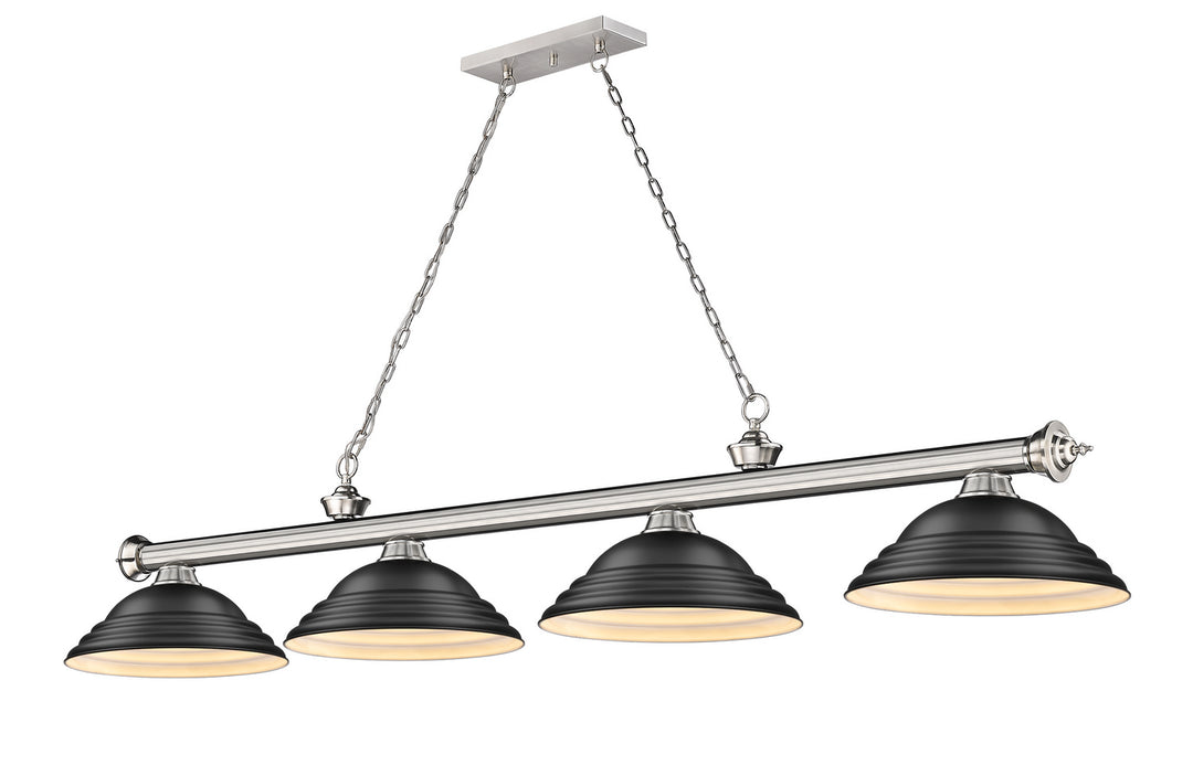 Z-Lite Canada - 2306-4BN-SMB - Four Light Billiard - Cordon - Brushed Nickel