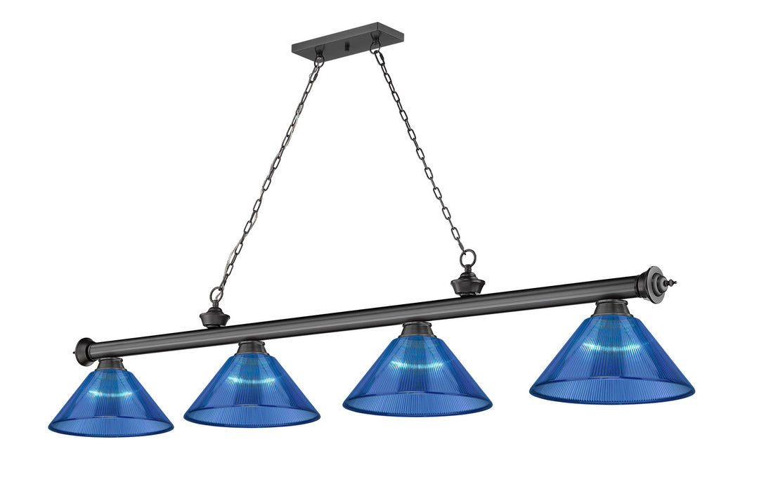Z-Lite Canada - 2306-4BP-ARDB - Four Light Billiard - Cordon - Bronze Plate