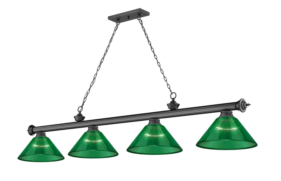 Z-Lite Canada - 2306-4BP-ARG - Four Light Billiard - Cordon - Bronze Plate