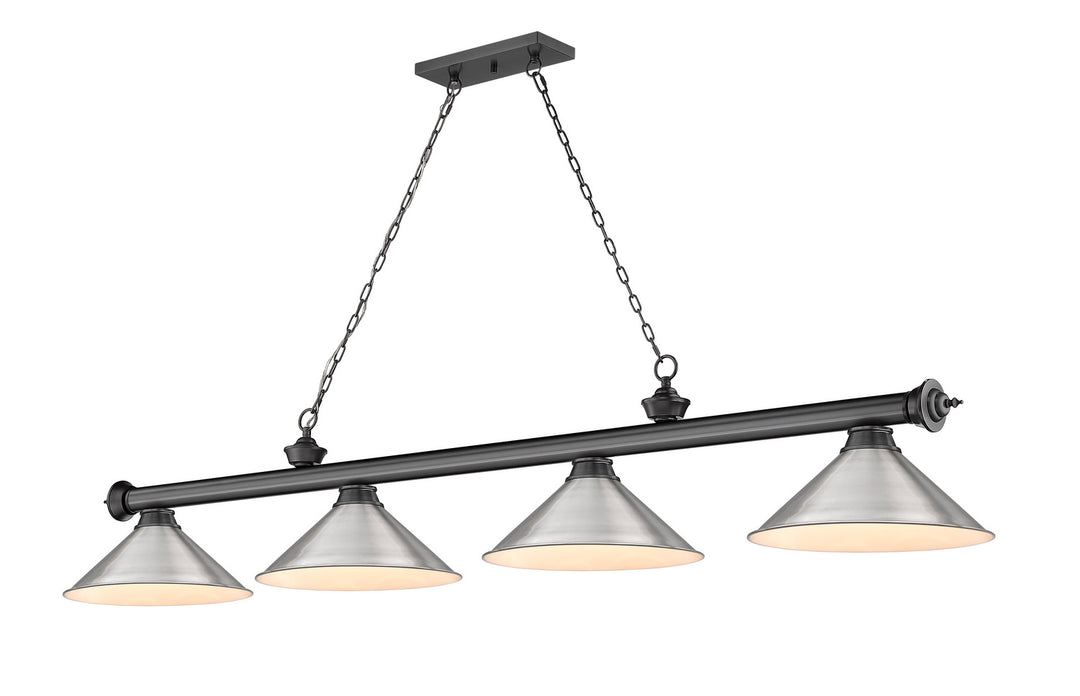 Z-Lite Canada - 2306-4BP-BN15 - Four Light Billiard - Cordon - Bronze Plate