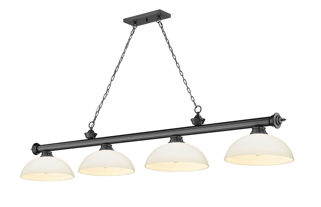 Z-Lite Canada - 2306-4BP-DMO14 - Four Light Billiard - Cordon - Bronze Plate