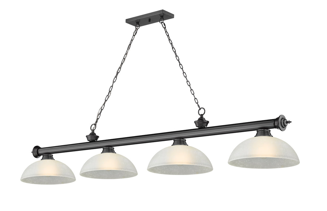 Z-Lite Canada - 2306-4BP-DWL14 - Four Light Billiard - Cordon - Bronze Plate