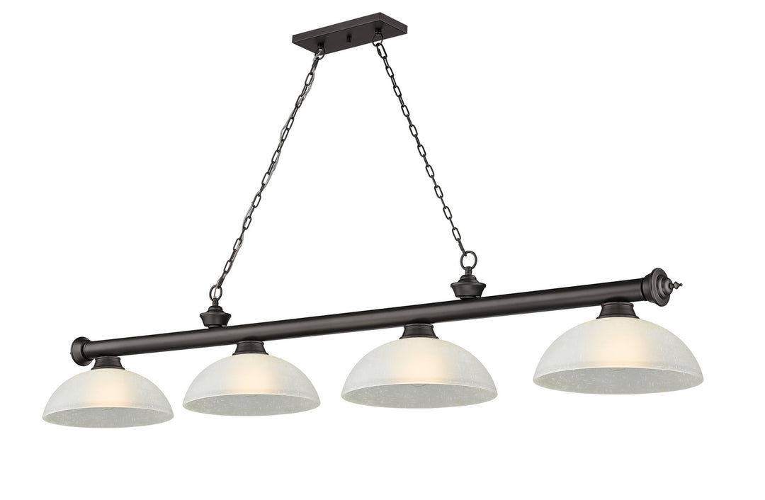 Z-Lite Canada - 2306-4BRZ-DWL14 - Four Light Billiard - Cordon - Bronze