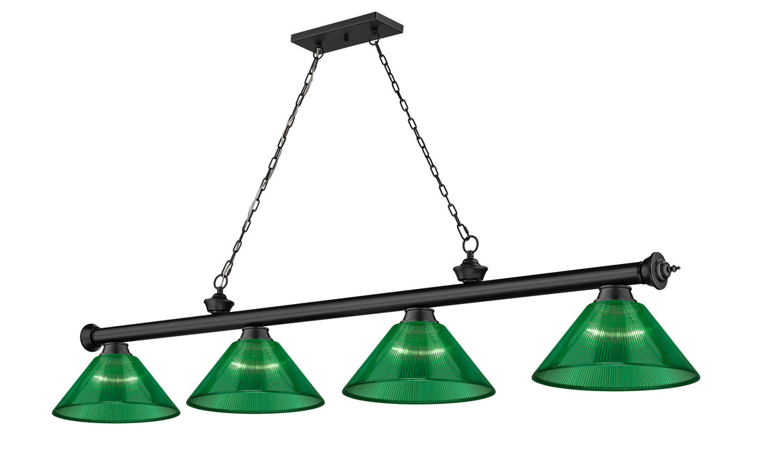 Z-Lite Canada - 2306-4MB-ARG - Four Light Billiard - Cordon - Matte Black
