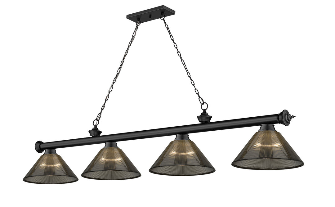 Z-Lite Canada - 2306-4MB-ARS - Four Light Billiard - Cordon - Matte Black
