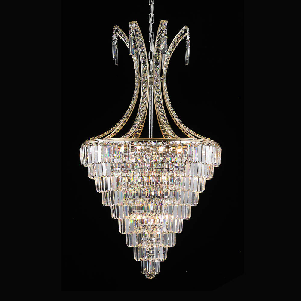 Regal 15 Light Chandelier in Chrome - available from The Lighting Shoppe, trusted by Canadian homeowners