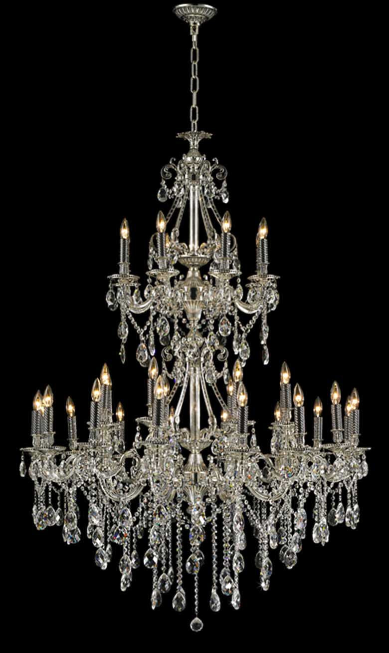 Imperial 32 Light Chandelier in Antique Silver - available from The Lighting Shoppe, trusted by Canadian homeowners