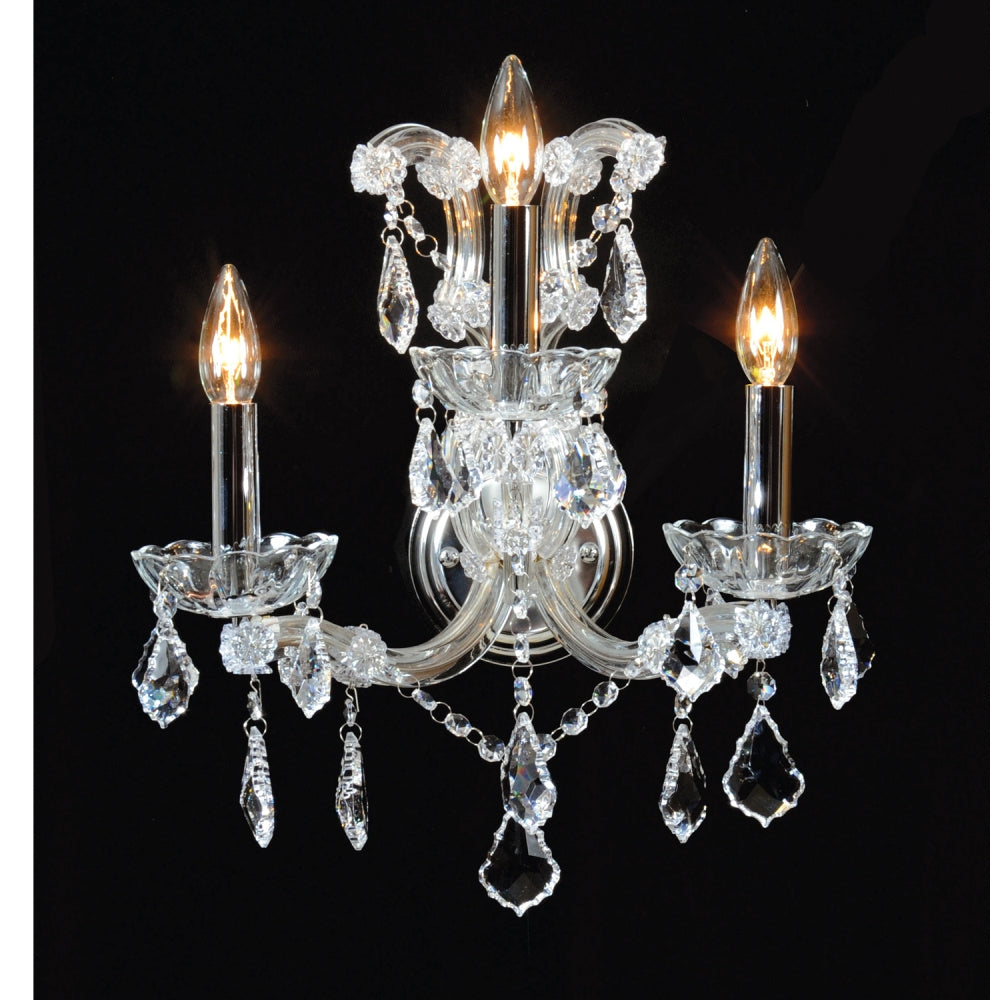 Maria Teresa Classic Three Light Wall Sconce in Gold - available from The Lighting Shoppe, trusted by Canadian homeowners