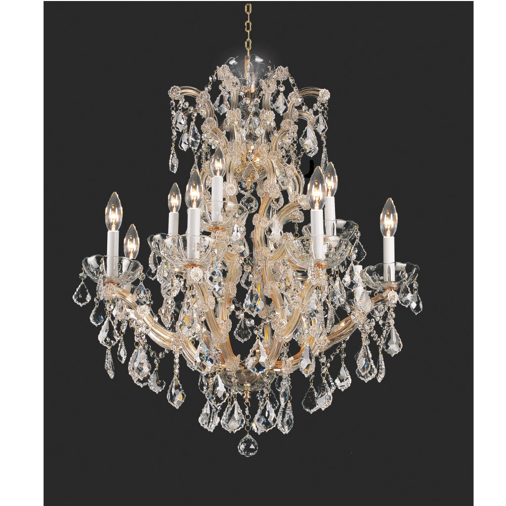 Maria Teresa Classic 18 Light Chandelier in Chrome - available from The Lighting Shoppe, trusted by Canadian homeowners
