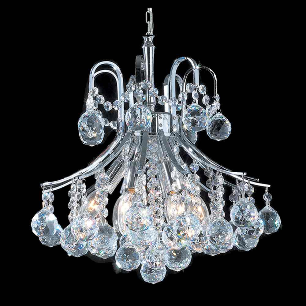Essentials Six Light Chandelier in Chrome - available from The Lighting Shoppe, trusted by Canadian homeowners