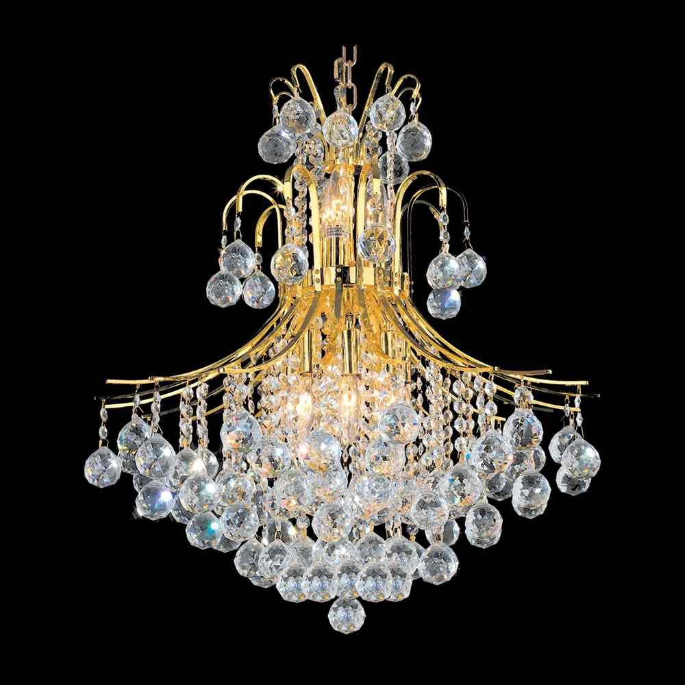 Essentials Ten Light Chandelier in Chrome - available from The Lighting Shoppe, trusted by Canadian homeowners