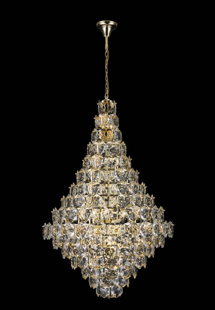 Glacier 42 Light Chandelier in Chrome - available from The Lighting Shoppe, trusted by Canadian homeowners