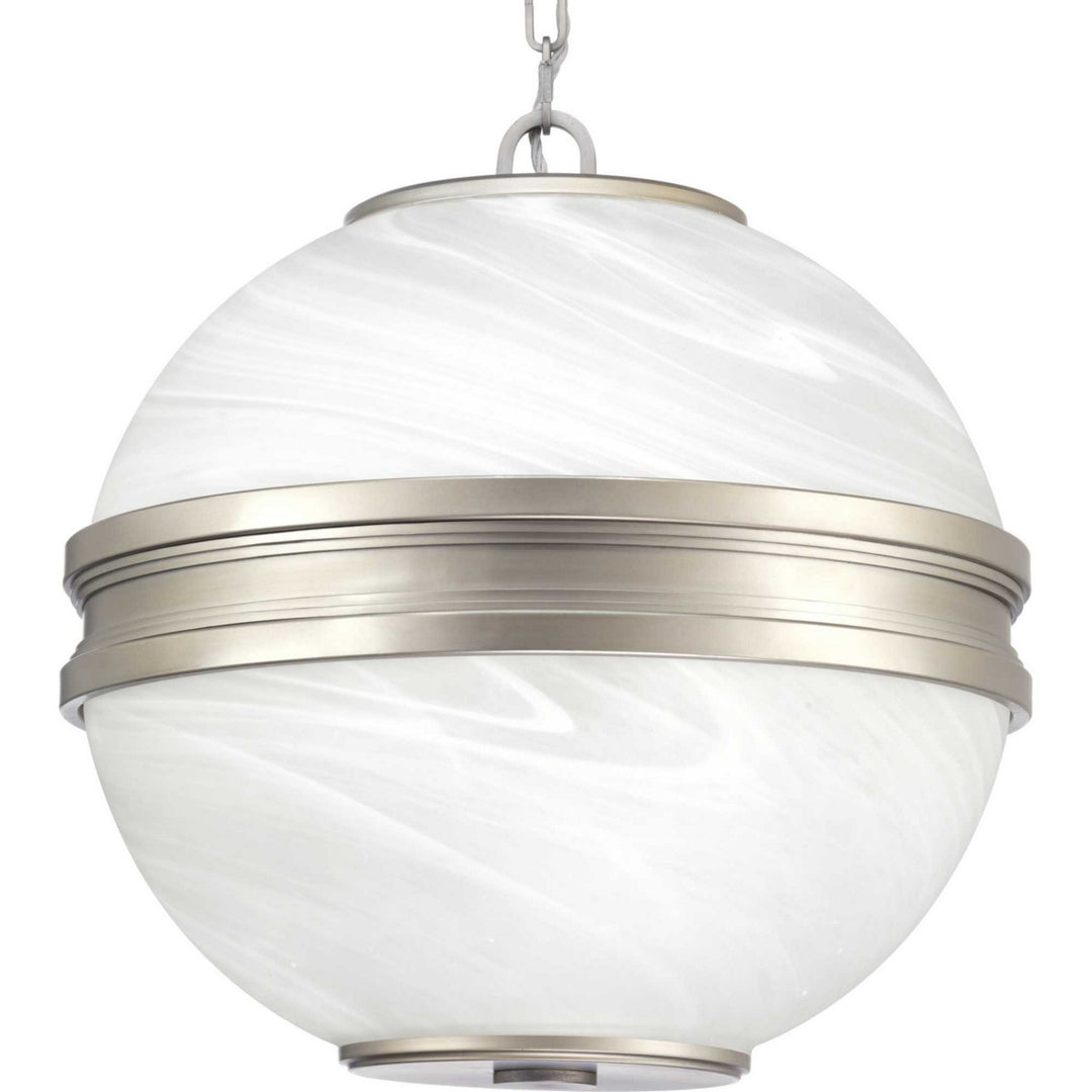 Progress Canada - P500204-081 - Three Light Pendant - Point Dume-Moonrise - Antique Nickel
