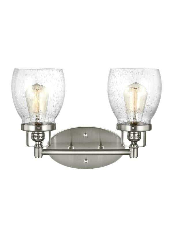 Generation Lighting Canada - 4414502EN7-962 - Two Light Wall / Bath - Belton - Brushed Nickel
