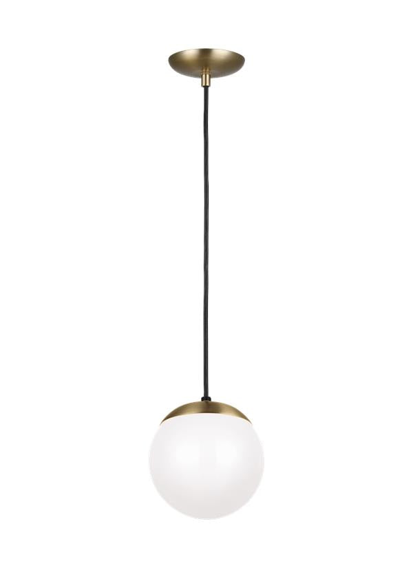 Visual Comfort Studio Canada - 6018EN3-848 - One Light Pendant - Leo - Hanging Globe - Satin Brass