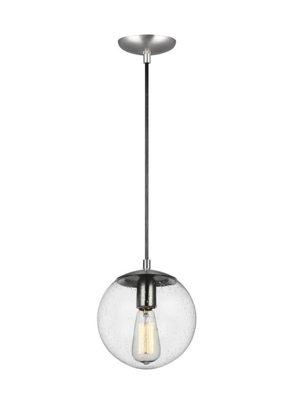 Visual Comfort Studio Canada - 6501801EN7-04 - One Light Pendant - Leo-Hanging Globe - Satin Aluminum