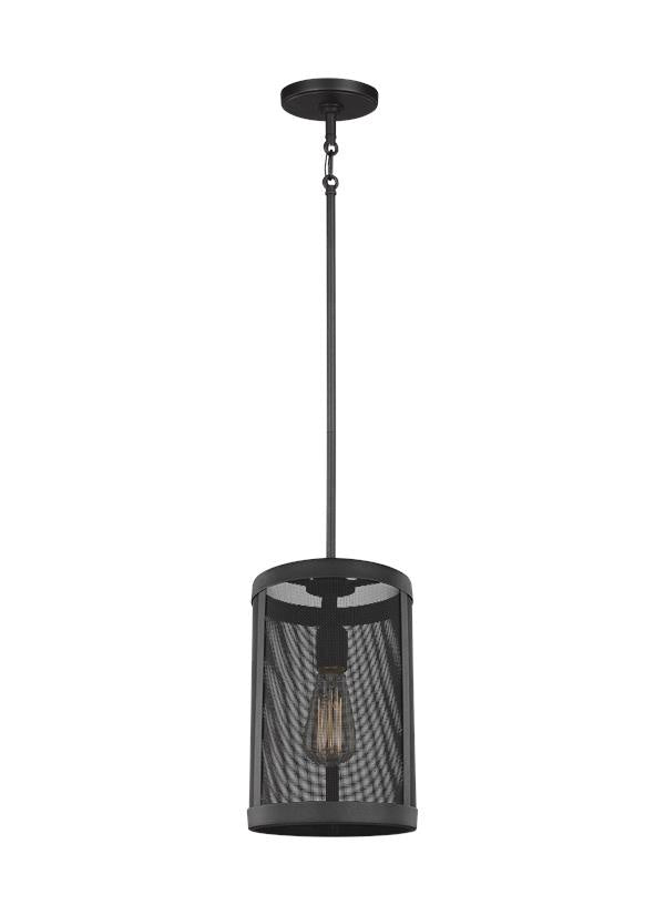 Gereon One Light Mini-Pendant in Black - available from The Lighting Shoppe, trusted by Canadian homeowners