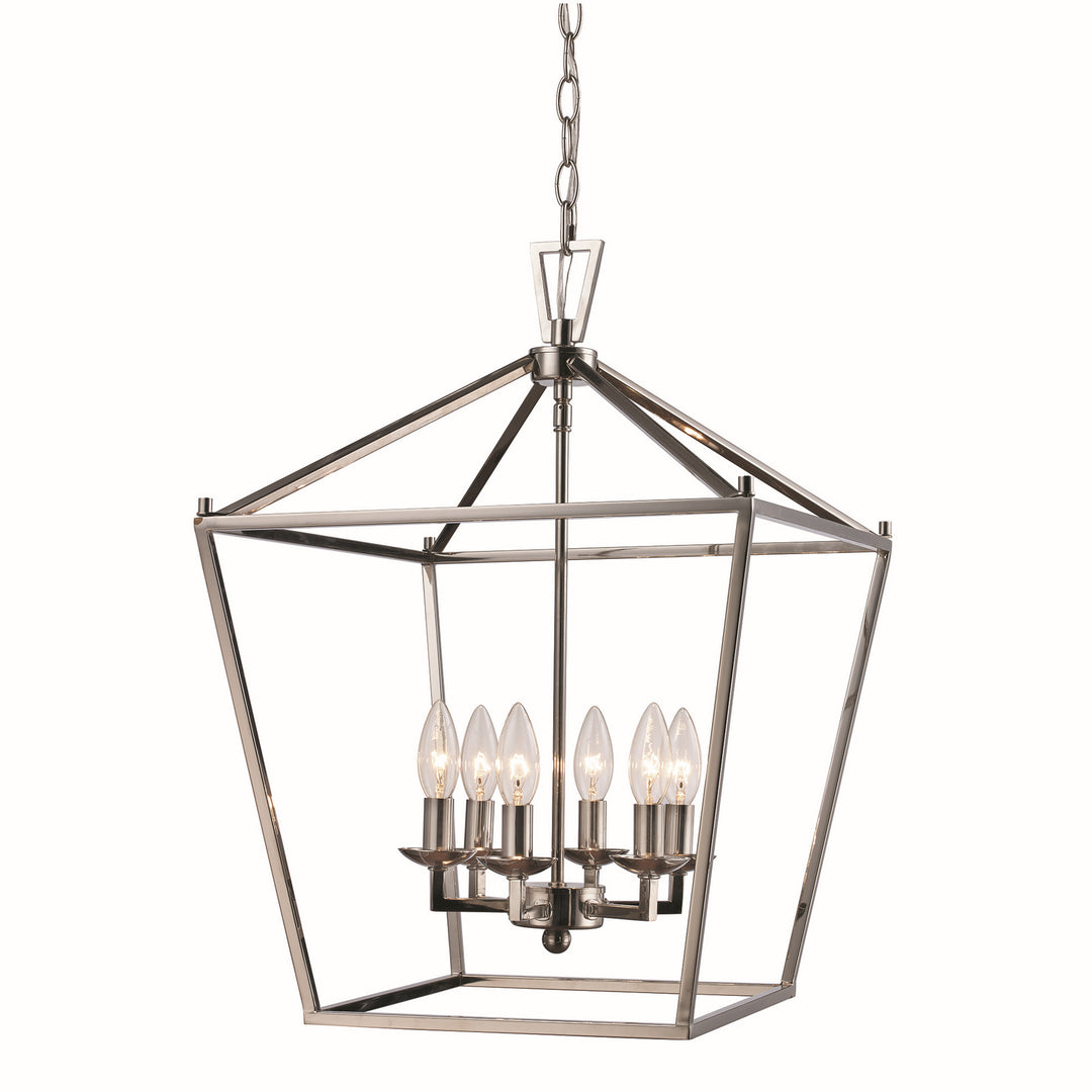 Lacey Six Light Pendant in Polished Chrome - available from The Lighting Shoppe, trusted by Canadian homeowners