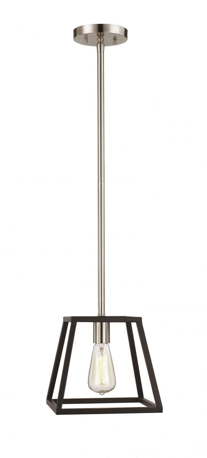 One Light Pendant in Black / Brushed Nickel - available from The Lighting Shoppe, trusted by Canadian homeowners