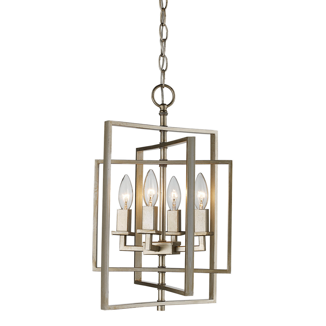El Capitan Four Light Pendant in Antique Silver Leaf - available from The Lighting Shoppe, trusted by Canadian homeowners