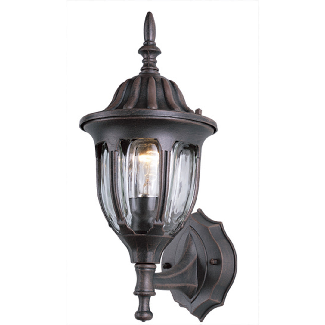 Hamilton One Light Wall Lantern in Rust - available from The Lighting Shoppe, trusted by Canadian homeowners