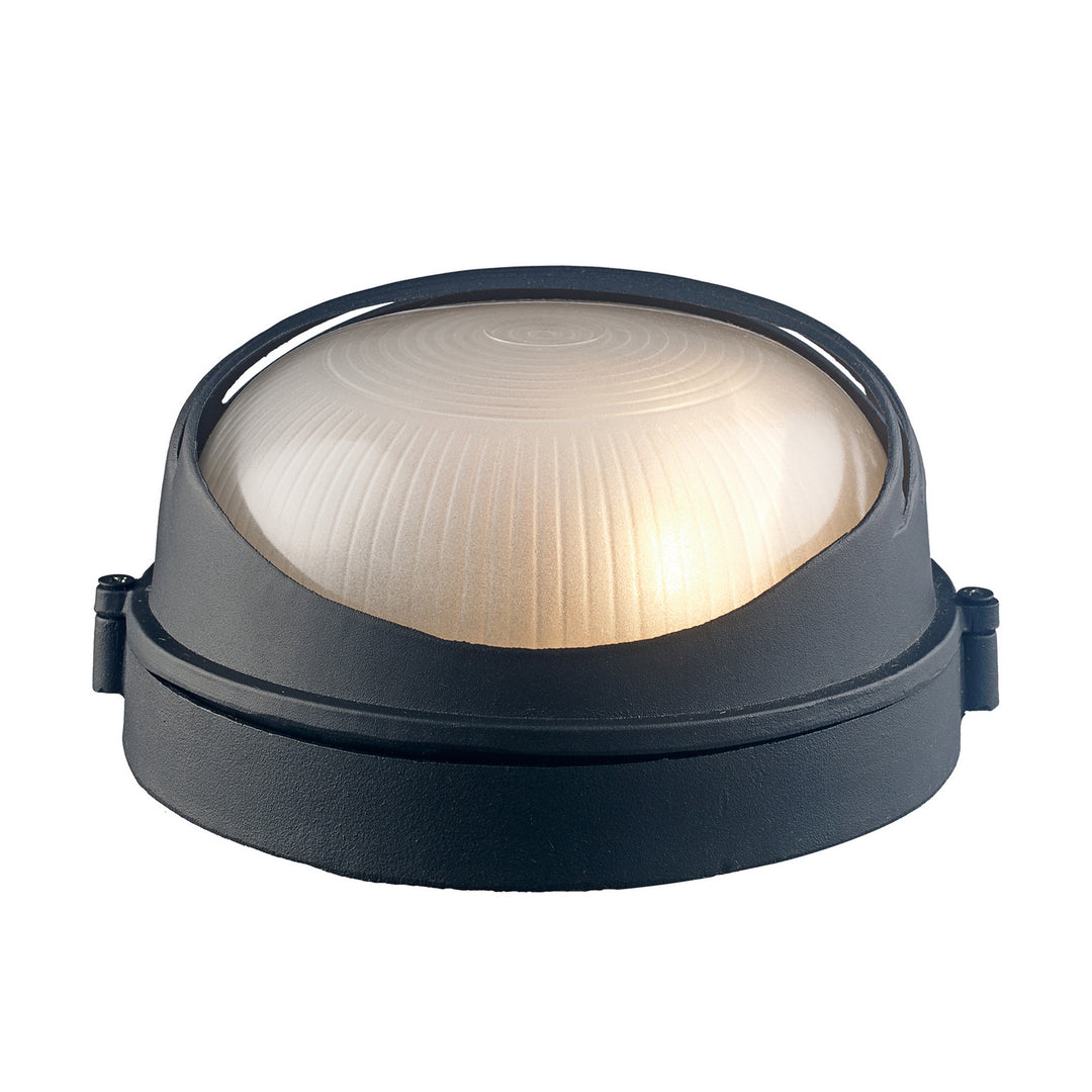 Allegra One Light Bulkhead in Black - available from The Lighting Shoppe, trusted by Canadian homeowners