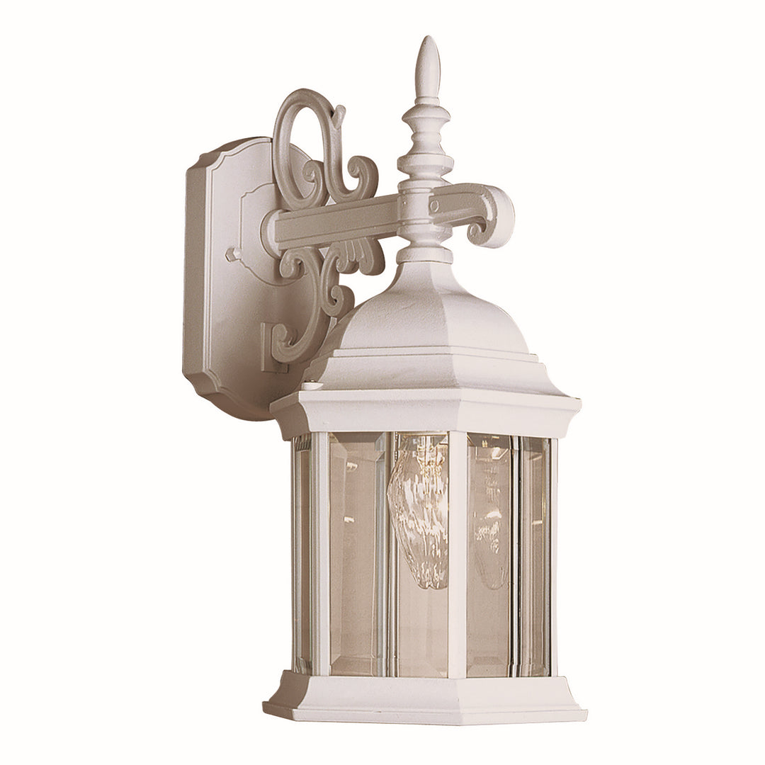 Josephine One Light Wall Lantern in White - available from The Lighting Shoppe, trusted by Canadian homeowners