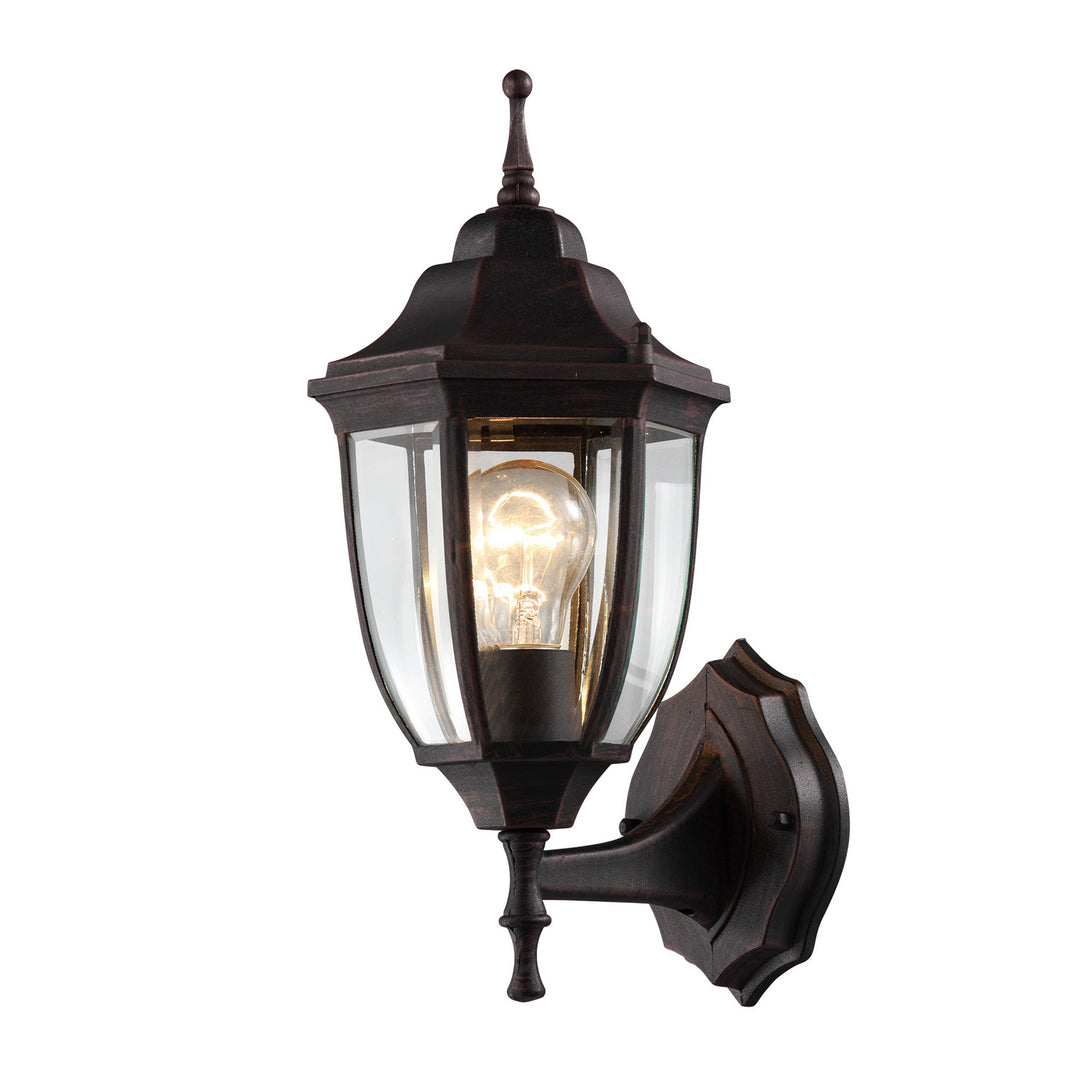 Ojai One Light Wall Lantern in Rust - available from The Lighting Shoppe, trusted by Canadian homeowners