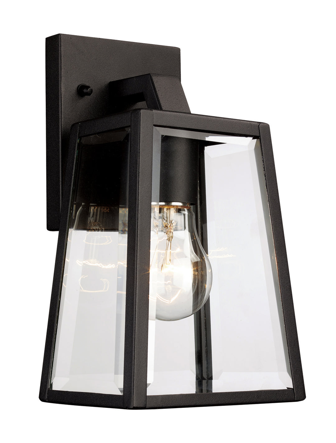 Obsidian One Light Wall Lantern in Black - available from The Lighting Shoppe, trusted by Canadian homeowners