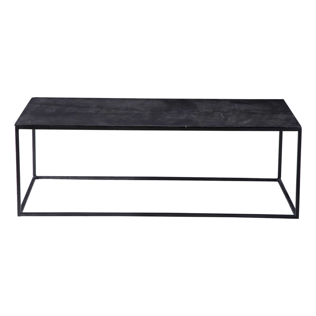 Coreene Coffee Table in Aged Black Iron - available from The Lighting Shoppe, trusted by Canadian homeowners