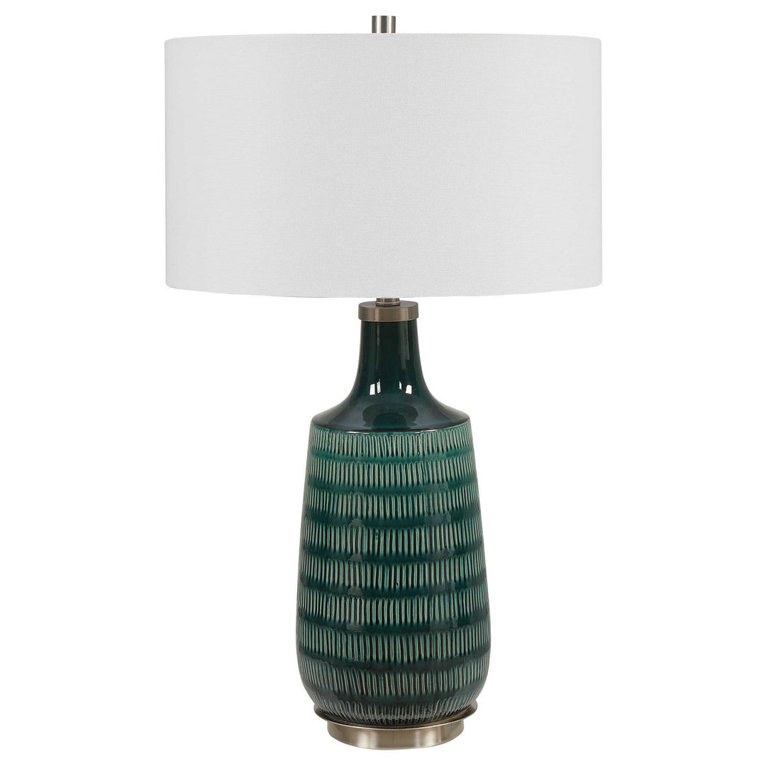 Scouts One Light Table Lamp in Brushed Nickel - available from The Lighting Shoppe, trusted by Canadian homeowners