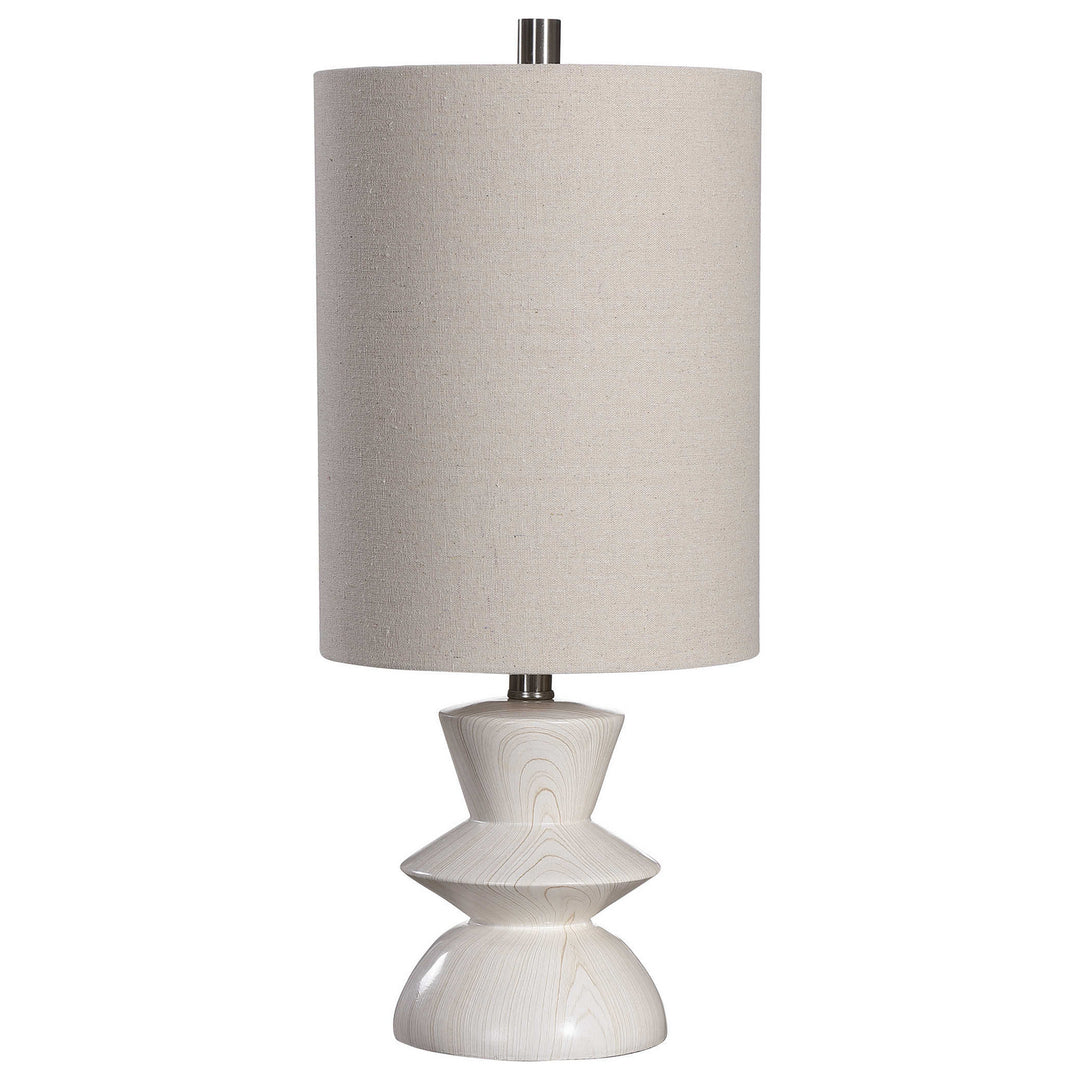 Stevens One Light Buffet Lamp in Brushed Nickel - available from The Lighting Shoppe, trusted by Canadian homeowners
