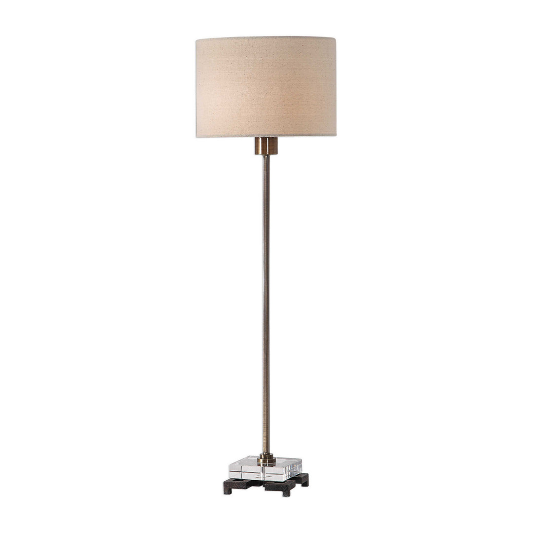 Danyon One Light Table Lamp in Antique Brass - available from The Lighting Shoppe, trusted by Canadian homeowners