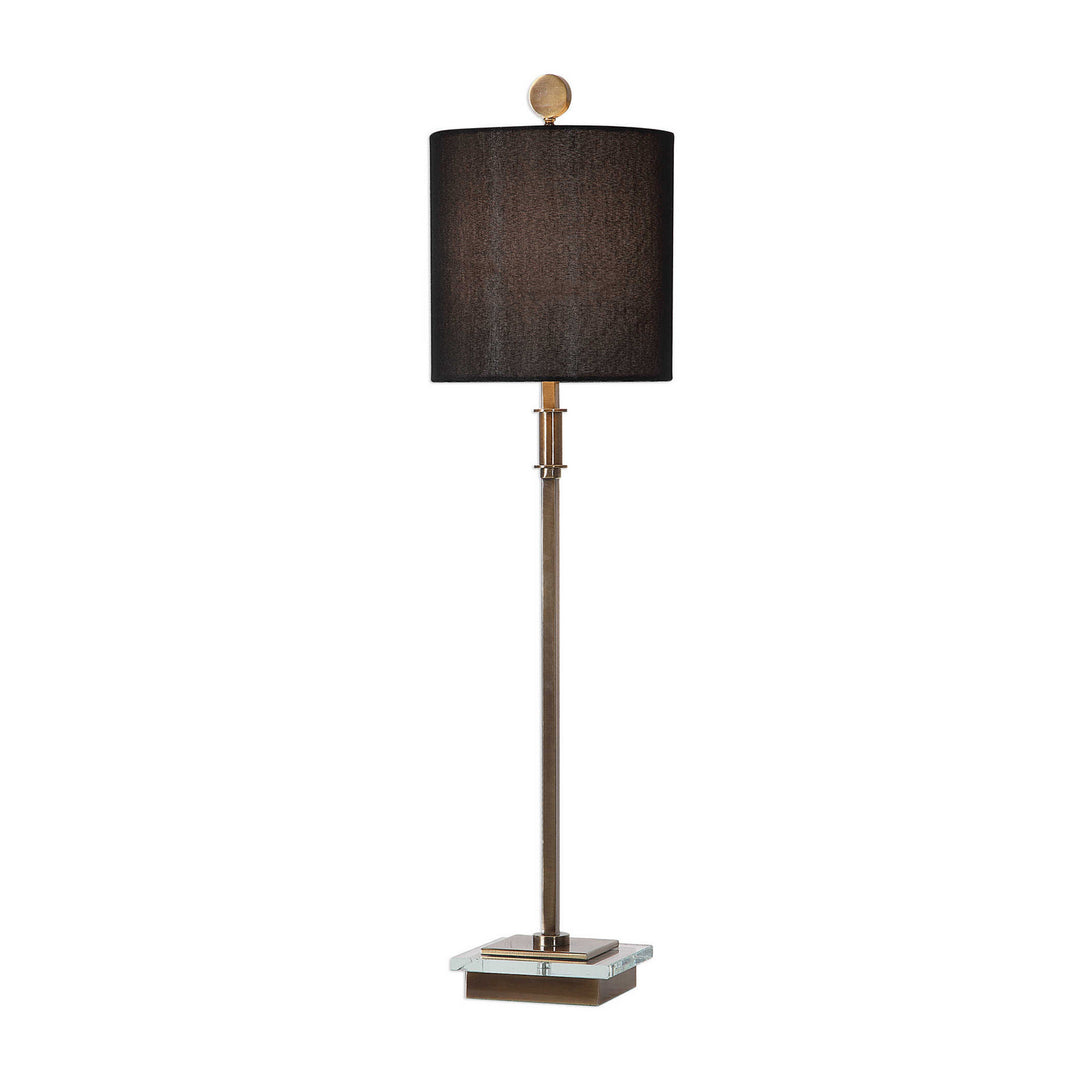 Volante One Light Table Lamp in Antique Brass - available from The Lighting Shoppe, trusted by Canadian homeowners