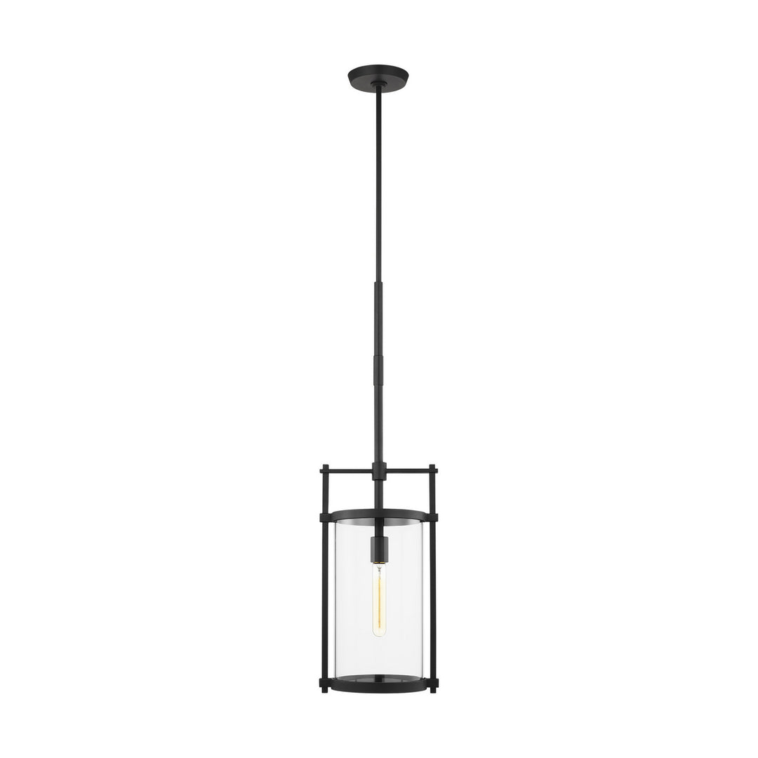 Eastham One Light Outdoor Pendant in Textured Black - available from The Lighting Shoppe, trusted by Canadian homeowners