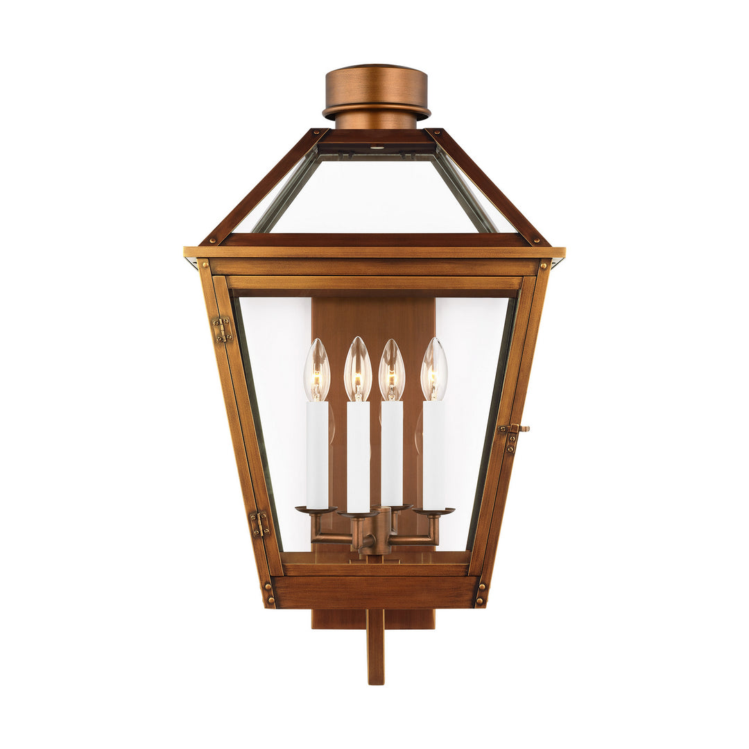 Hyannis Four Light Lantern in Natural Copper - available from The Lighting Shoppe, trusted by Canadian homeowners