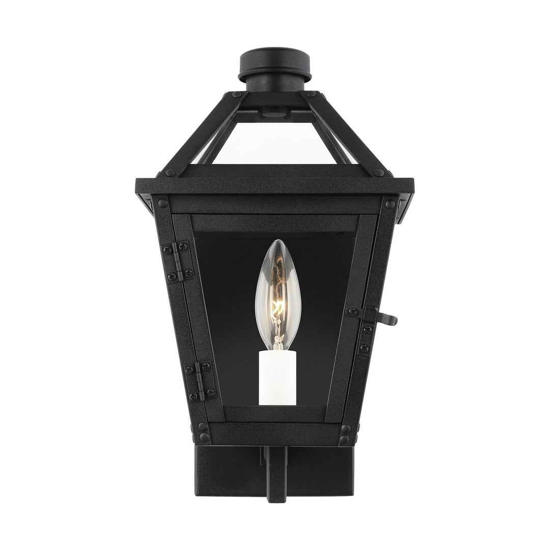 Hyannis One Light Wall Lantern in Textured Black - available from The Lighting Shoppe, trusted by Canadian homeowners