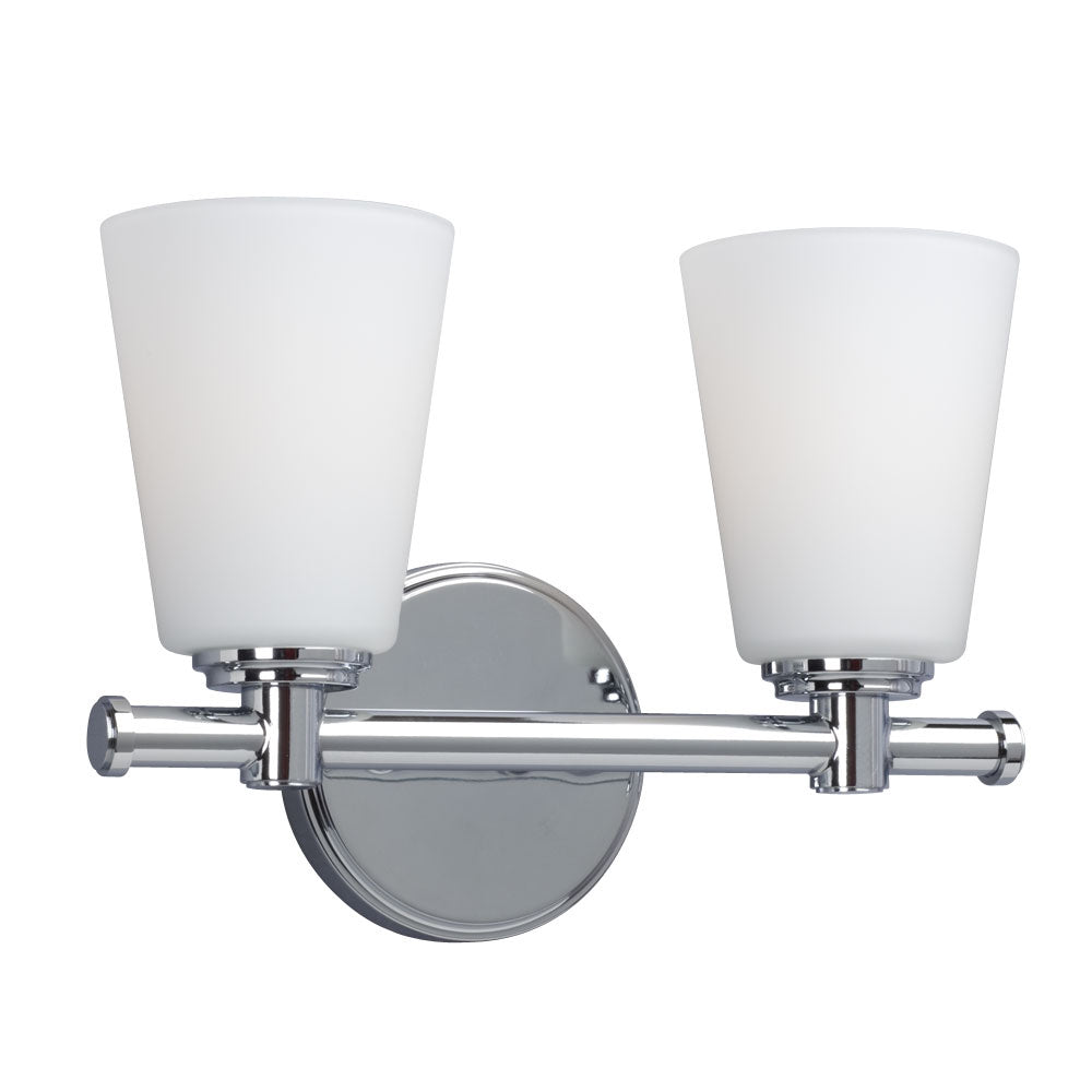 Bathroom Fixtures - Two Lights - available from The Lighting Shoppe, trusted by Canadian homeowners