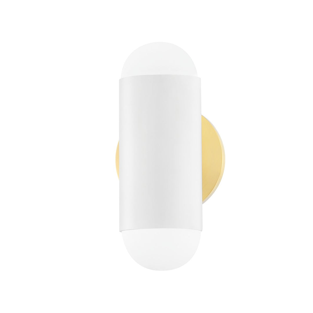 Mitzi Canada - H484102-AGB/SWH - Two Light Wall Sconce - Kira - Aged Brass/Soft White Combo
